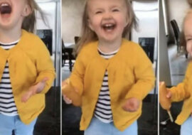 Świetny taniec dziewczynki. Rozśmieszy Cię na pewno