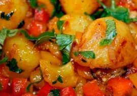 Pachnące i zachwycająco pyszne danie z ziemniaków i papryki